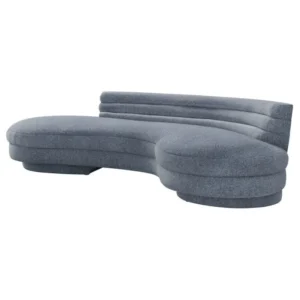 Sutton Classic Right Sofa in Azure