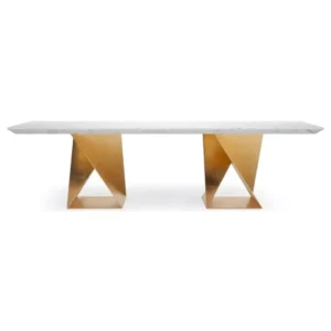 Morison Dining Table With Marble Top