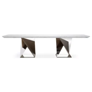 Morison II Dining Table With Marble Top