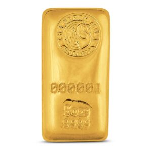 Perth Mint Cast Gold Bar (New) 5 oz