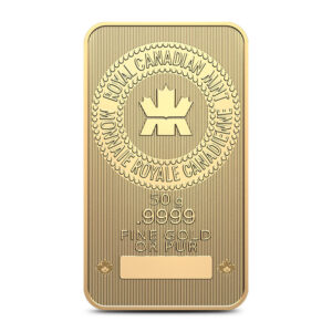 Royal Canadian Mint Gold Bar (RCM) (New w/ Assay) 50 Gram