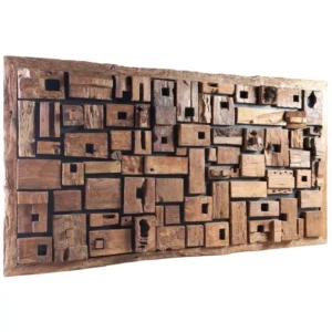 Asken Wall Art, Wood, Large