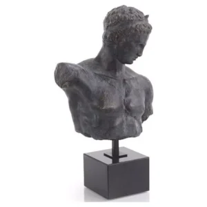 Greek Bust in Verde-Black