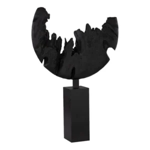 Broken Moon Statue, Resin