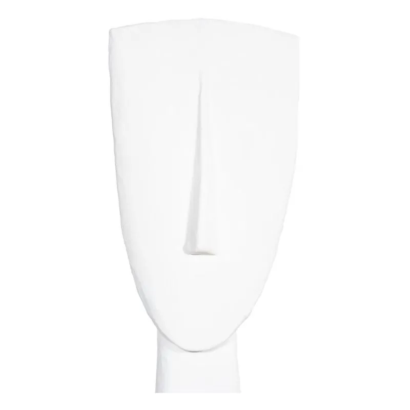 Cycladic Extra Large Head Sculpture, White - Image 4