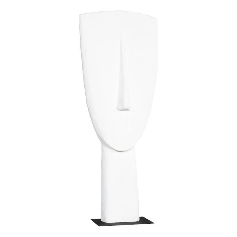 Cycladic Extra Large Head Sculpture, White