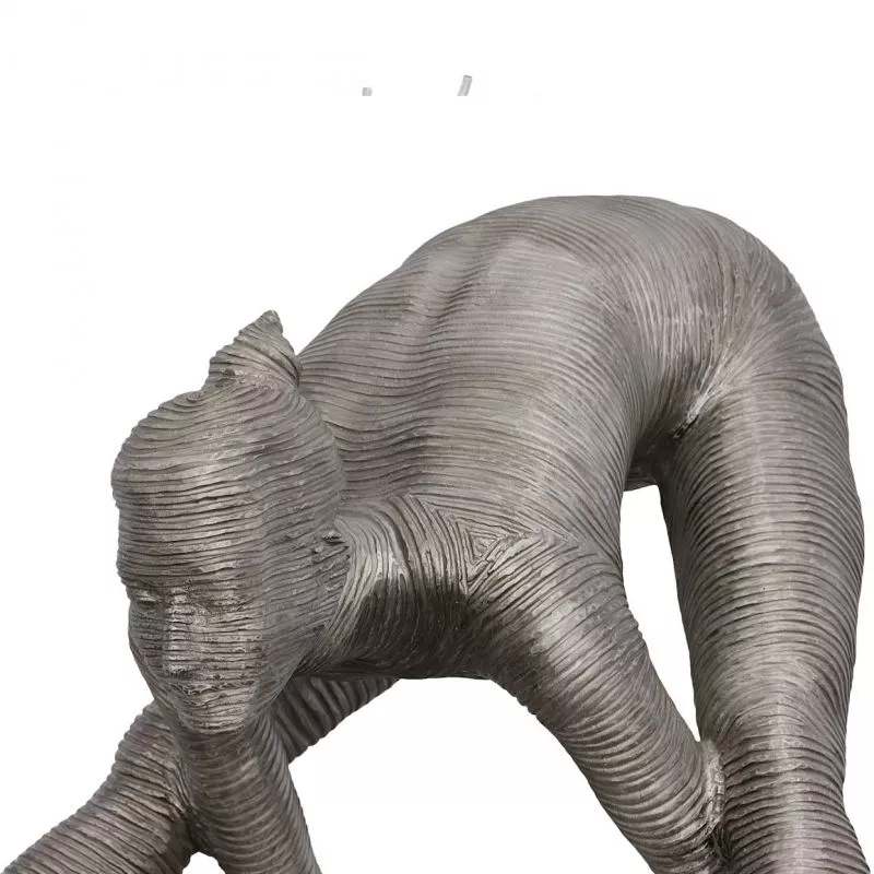Balancing Body Sculpture, Aluminum - Image 4