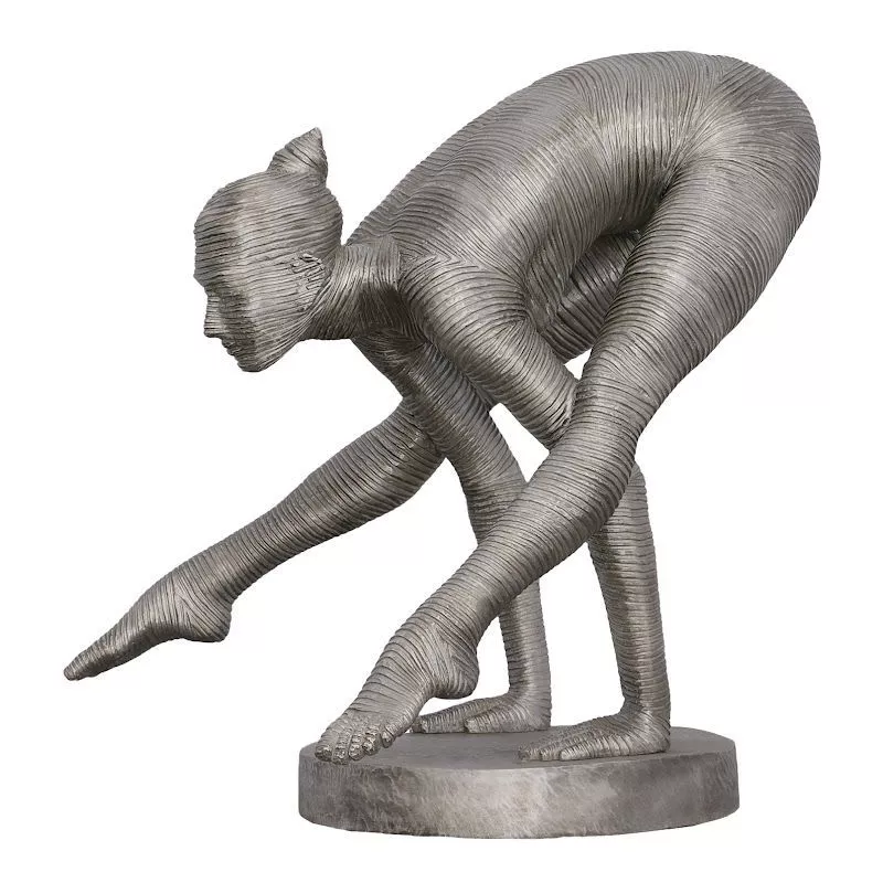 Balancing Body Sculpture, Aluminum