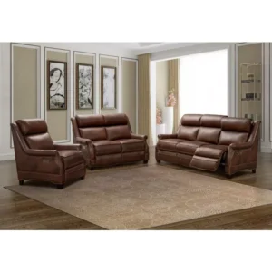 Warrendale Worthington Cognac Sofa Set